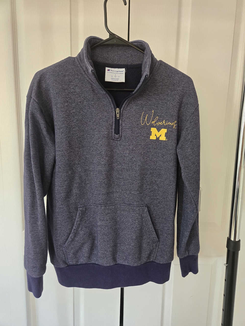 Champion Michigab Wolverines Quarter-Zip Sweatshirt